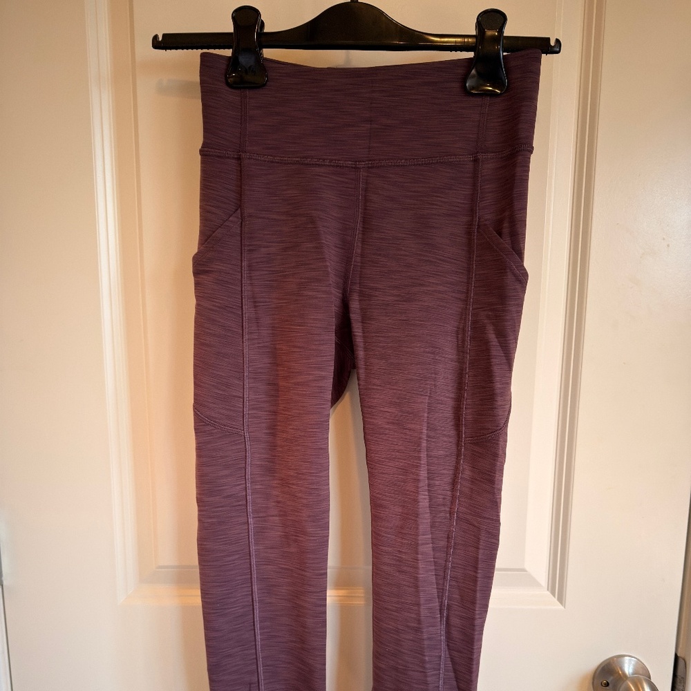 Lululemon Women's Size 4 Align High-Rise Pant with Pockets 25" Heathered Plum